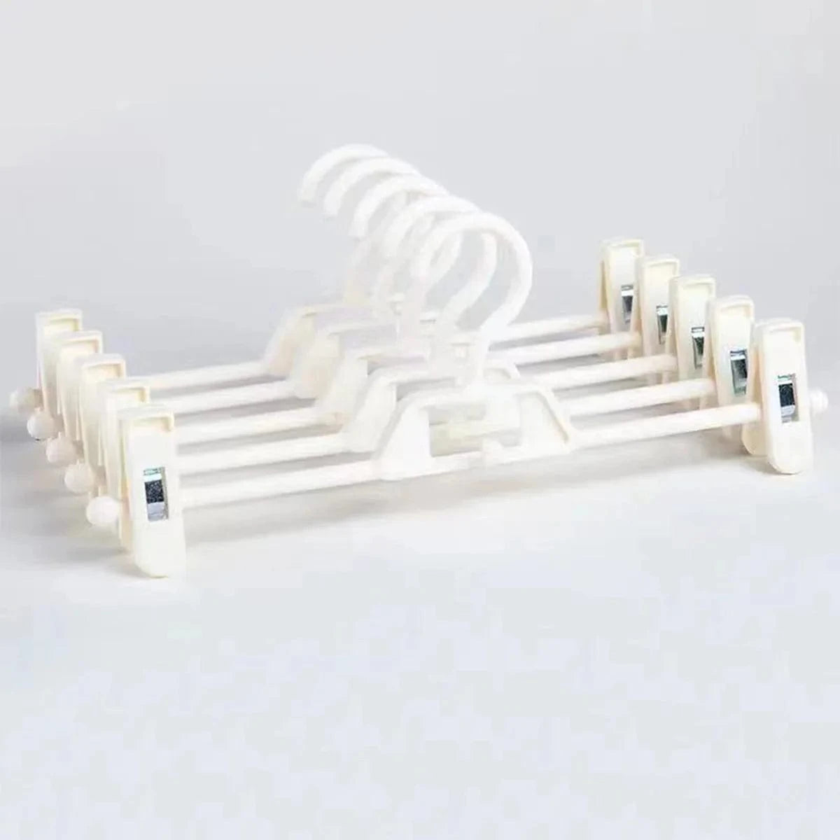 cintre à jupe et pantalon - lot de 5 | Cintrélia Blanc / Lot de 5