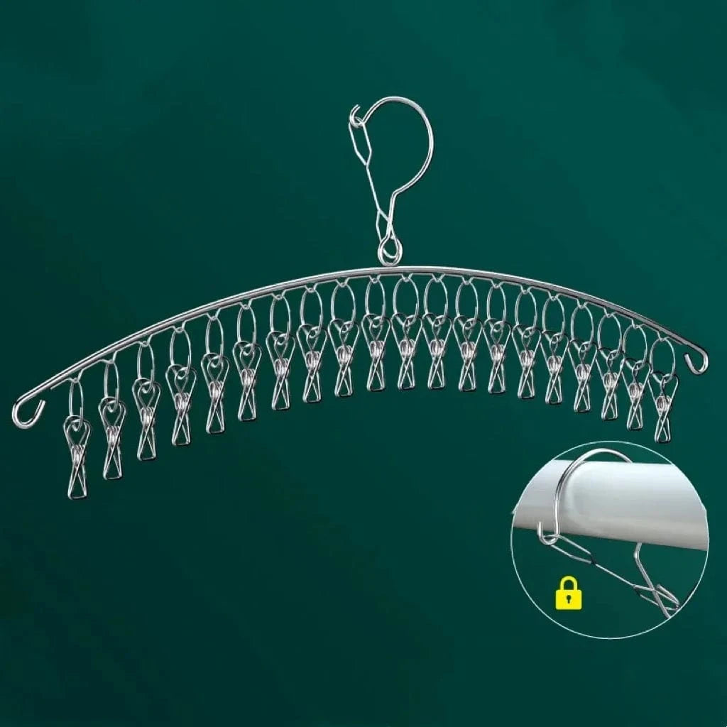 Cintre a linge en Acier Inoxydable Pinces | Cintrélia 1 pièce / 20 pinces