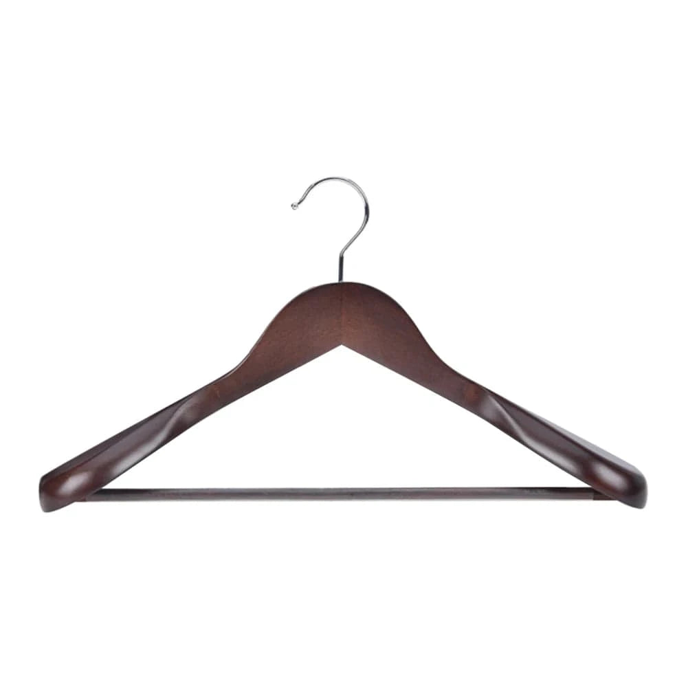 Cintre Bois Massif pour Manteaux et Vestes | Cintrélia Bois foncé / 1 pièce