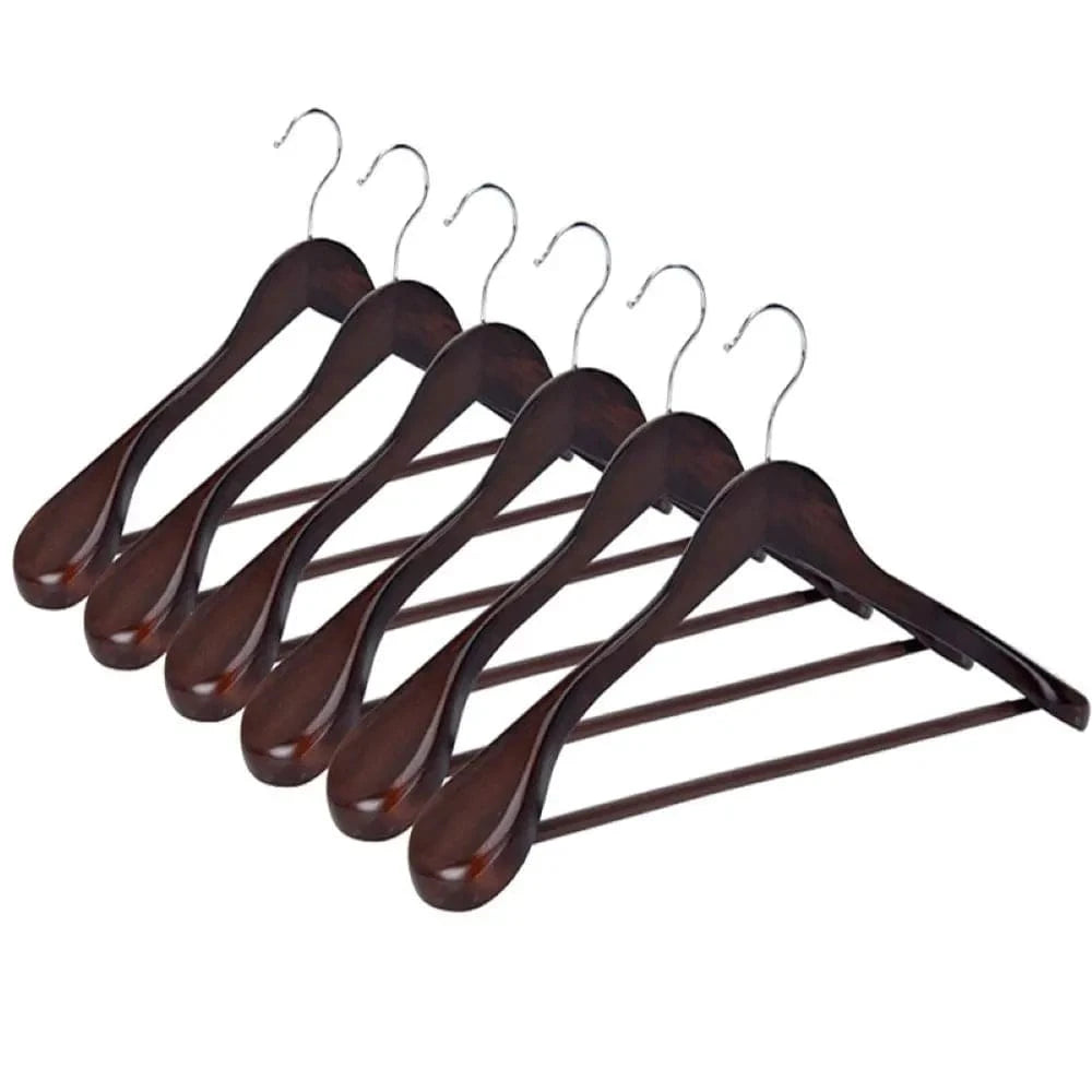 Cintre Bois Massif pour Manteaux et Vestes | Cintrélia Bois foncé / 1 pièce