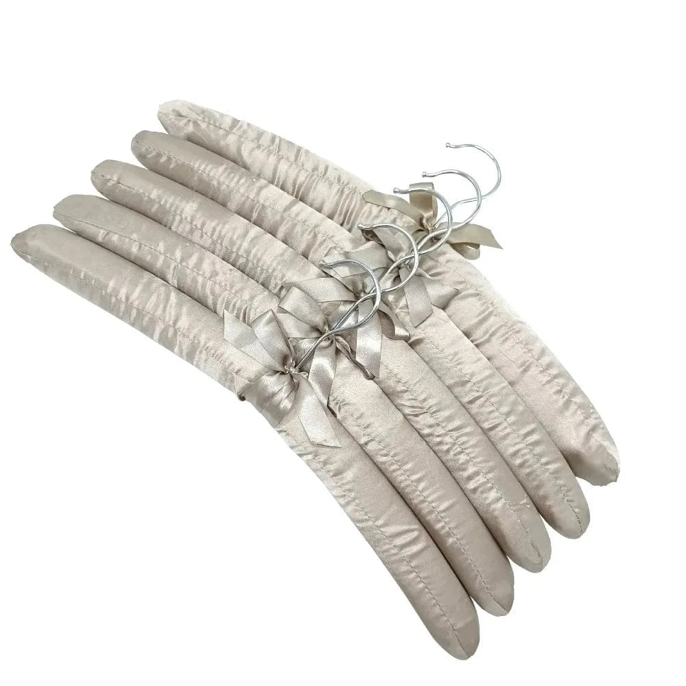Cintre en Satin pour Vêtements Délicats | Cintrélia Beige / Lot de 5
