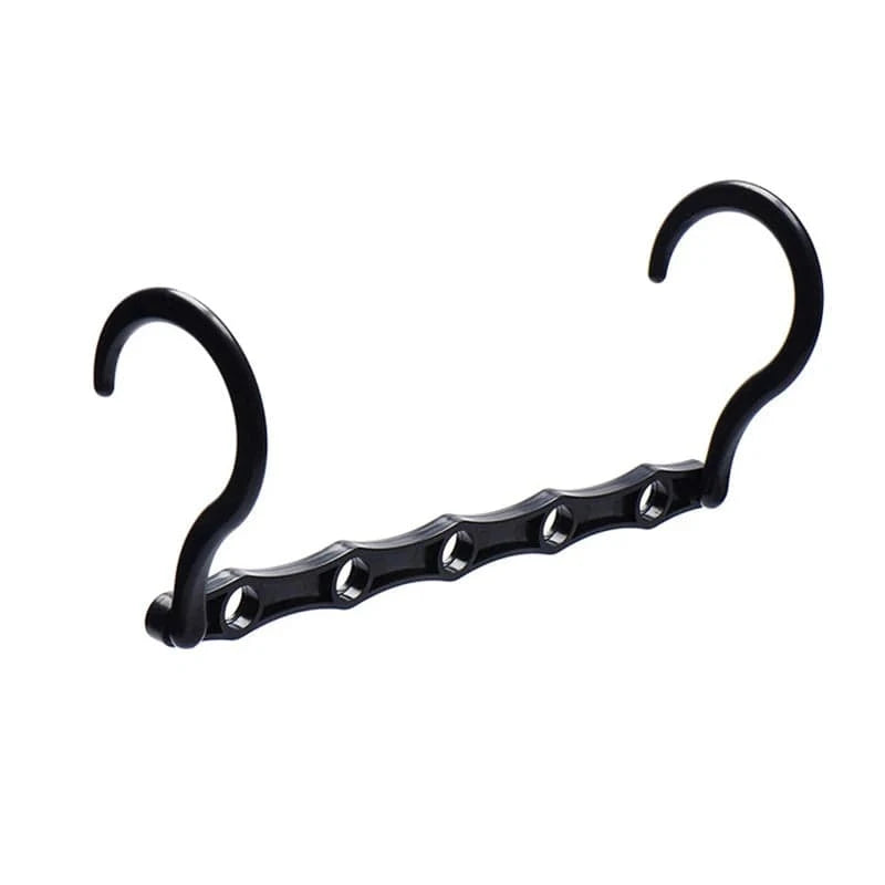 Cintre Pliant 5 en 1 – Crochet Multifonction | Cintrélia 1 pièce/Noir