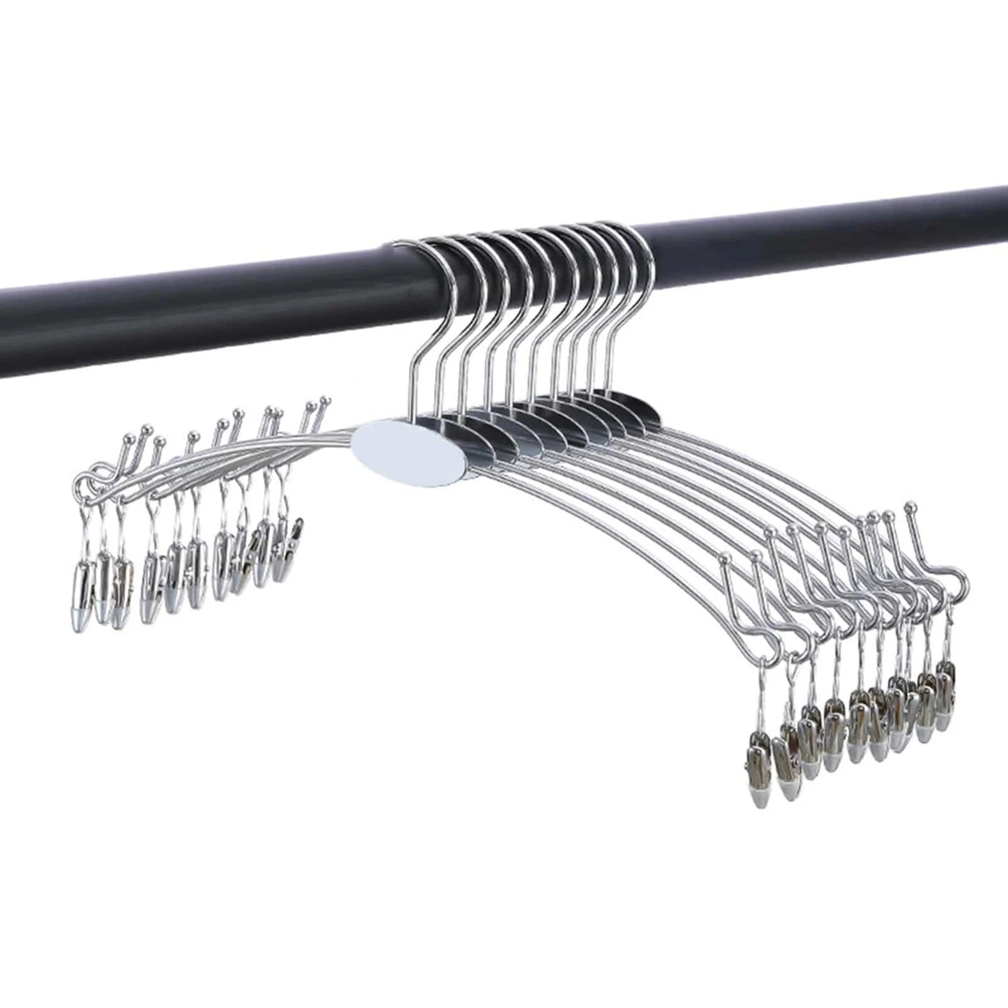 Cintre pour Lingerie – Organisation élégante | Cintrélia Silver Bra Hanger / 30PCS