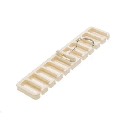 Cintre rotatif pour ceintures et foulards | Cintrélia Blanc / 1 pièce