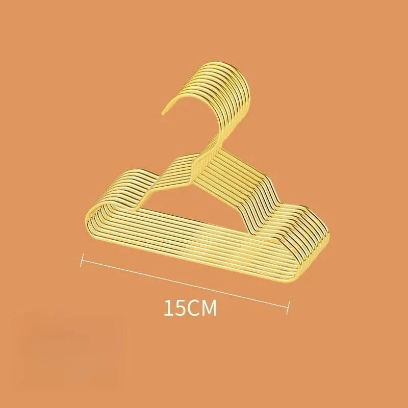 Cintres Dorés ou Argentés - Enfants et Bébés | Cintrélia Doré-15CM / Lot de 10