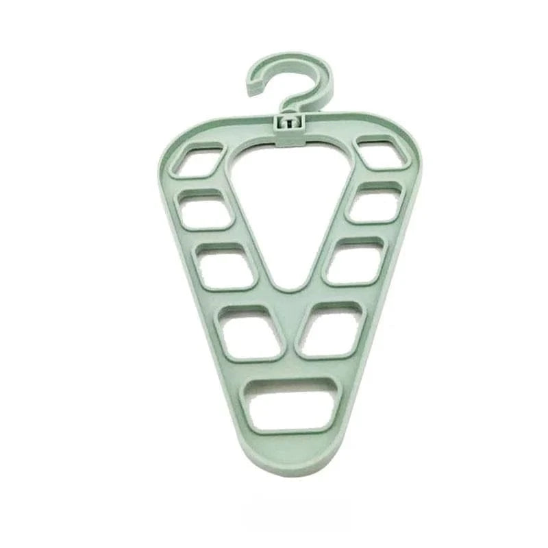 Cintres Magiques à 9 trous | Cintrélia Vert / 1 pièce