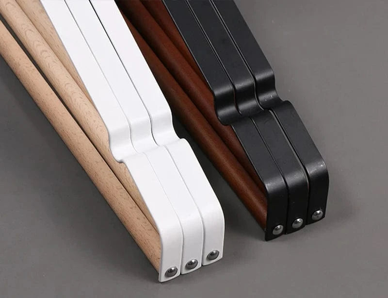 Cintres Premium Bois & Métal – Lot de 3 | Cintrélia