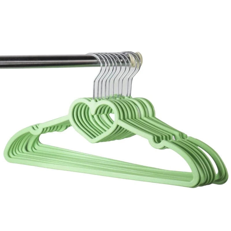 Lot de Cintres Solides pour Vêtements | Cintrélia Vert / Lot de10