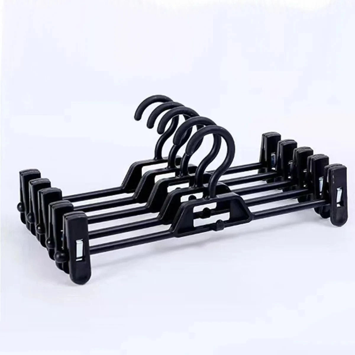 cintre à jupe et pantalon - lot de 5 | Cintrélia Noir / Lot de 5