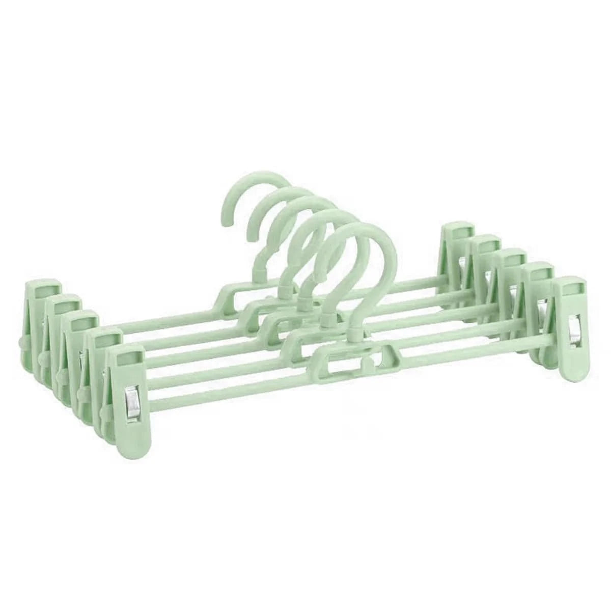 cintre à jupe et pantalon - lot de 5 | Cintrélia Vert / Lot de 5