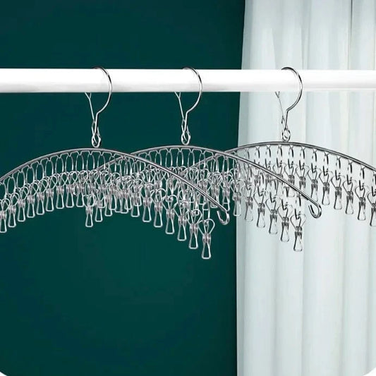 Cintre a linge en Acier Inoxydable Pinces | Cintrélia