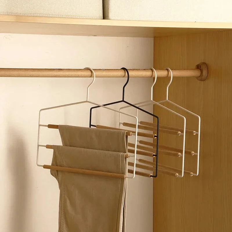Cintre à Pantalons en Bois – 3 Niveaux | Cintrélia