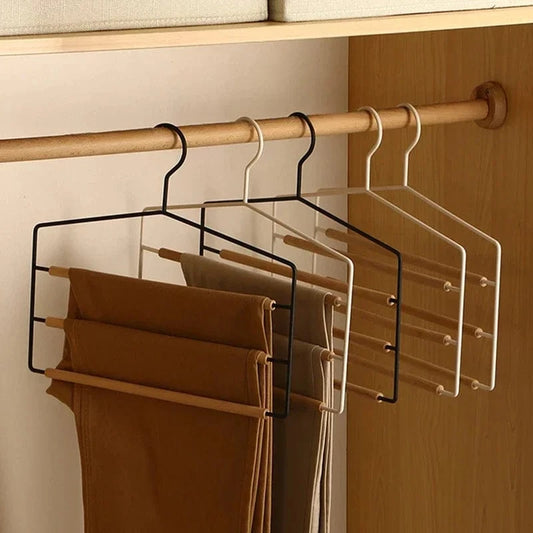 Cintre à Pantalons en Bois – 3 Niveaux | Cintrélia