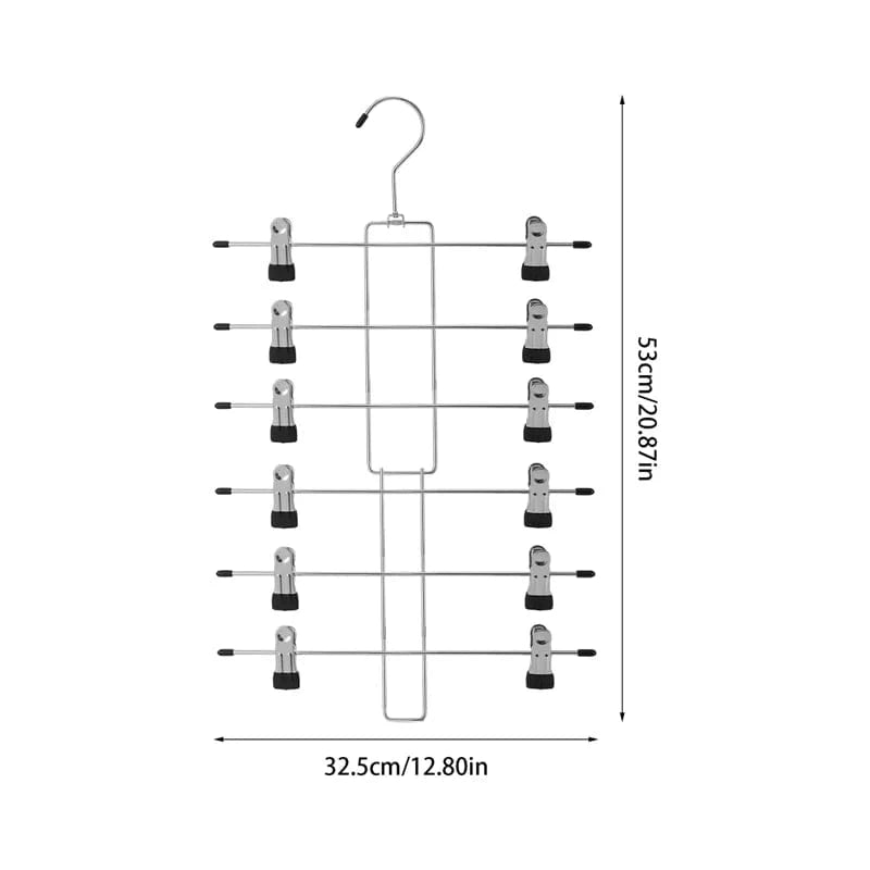 Cintre Multifonction à plusieurs niveaux | Cintrélia Argenté / 1 pièce