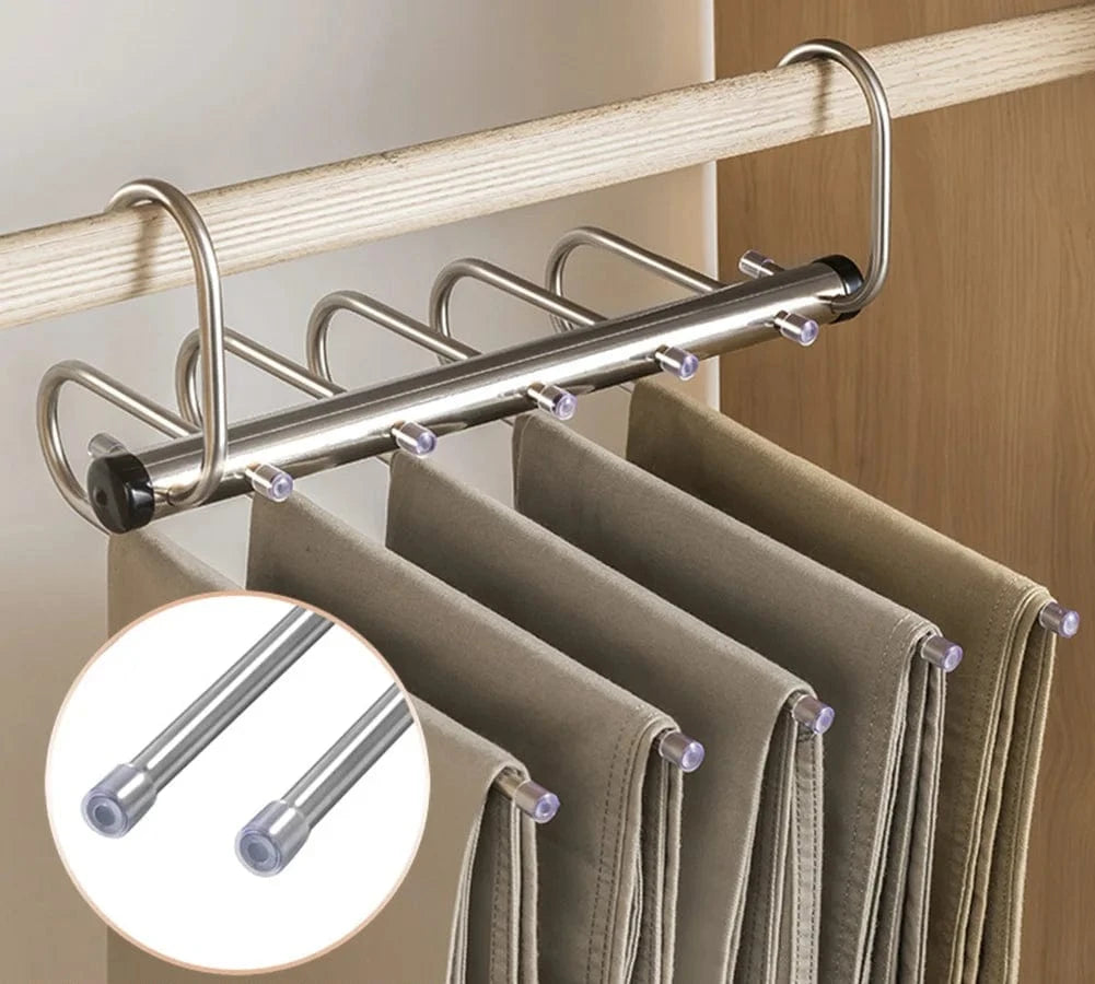 Cintre Pantalon Inox 5/9 Barres| Cintrélia