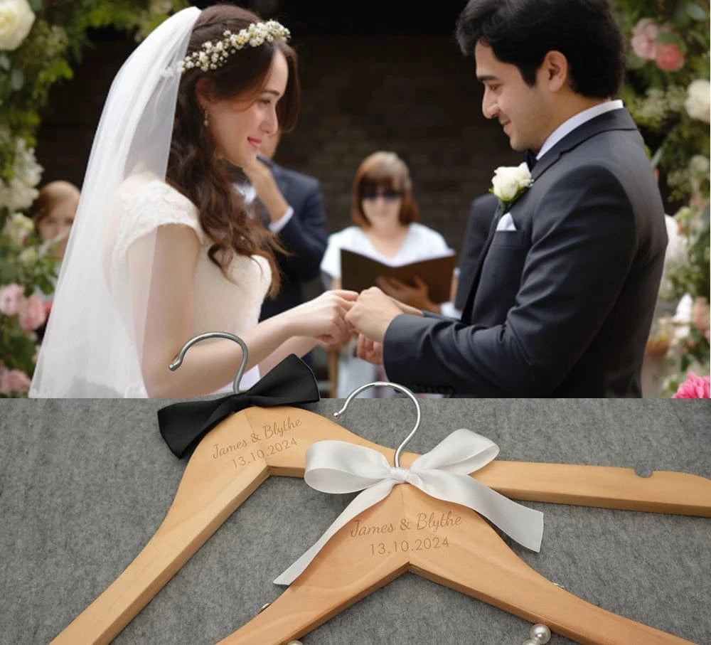 Cintre Personnalisé pour Mariage | Cintrélia