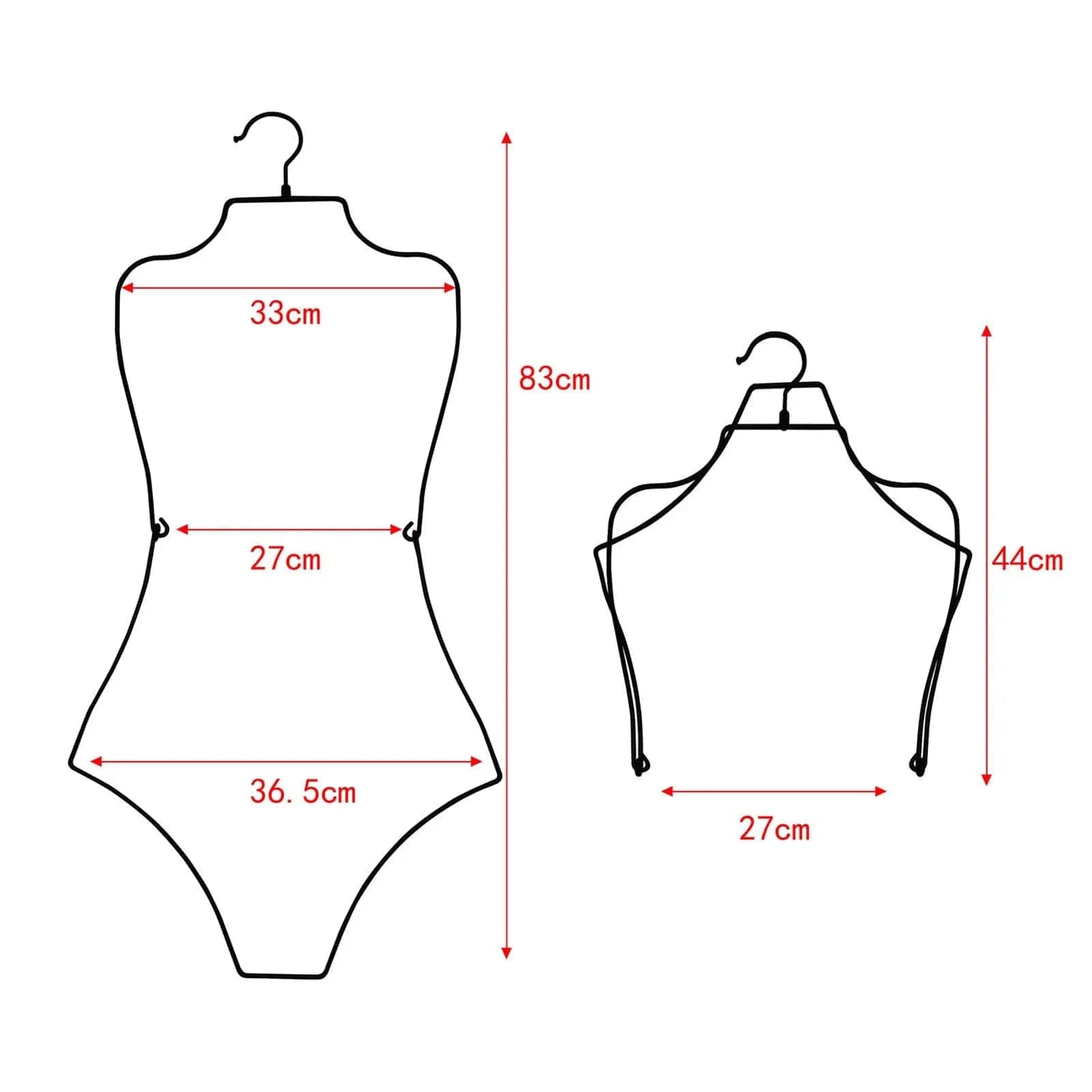 Cintre pour maillot de bain | Cintrélia Noir B