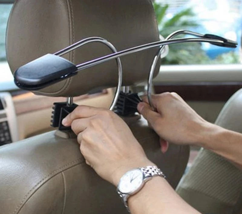 Cintre Voiture | Cintrélia Noir/Argenté / 1 pièce