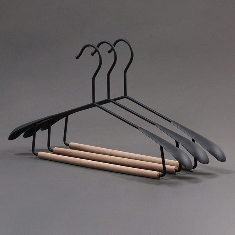 Cintres Antiglisse en Bois Rétro – Pack de 3 pour Penderie | Cintrélia