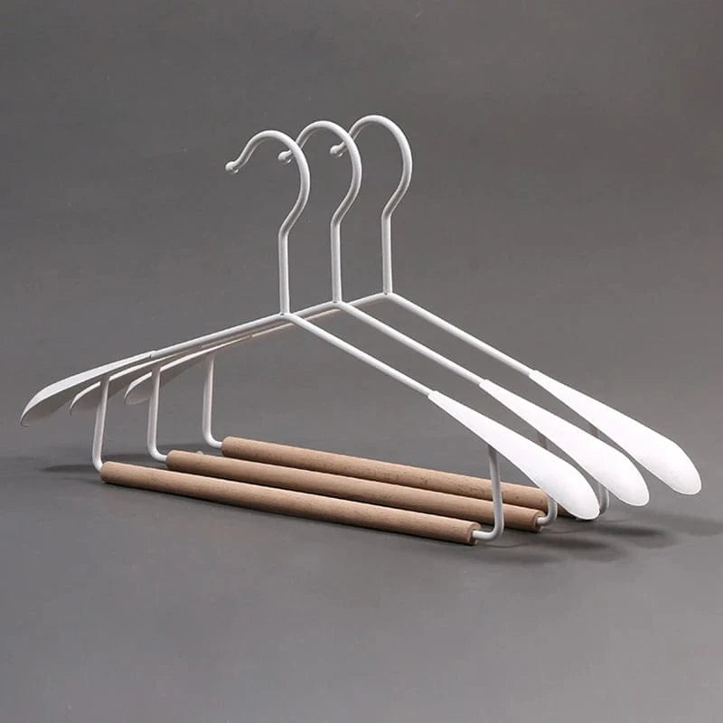 Cintres Antiglisse en Bois Rétro – Pack de 3 pour Penderie | Cintrélia