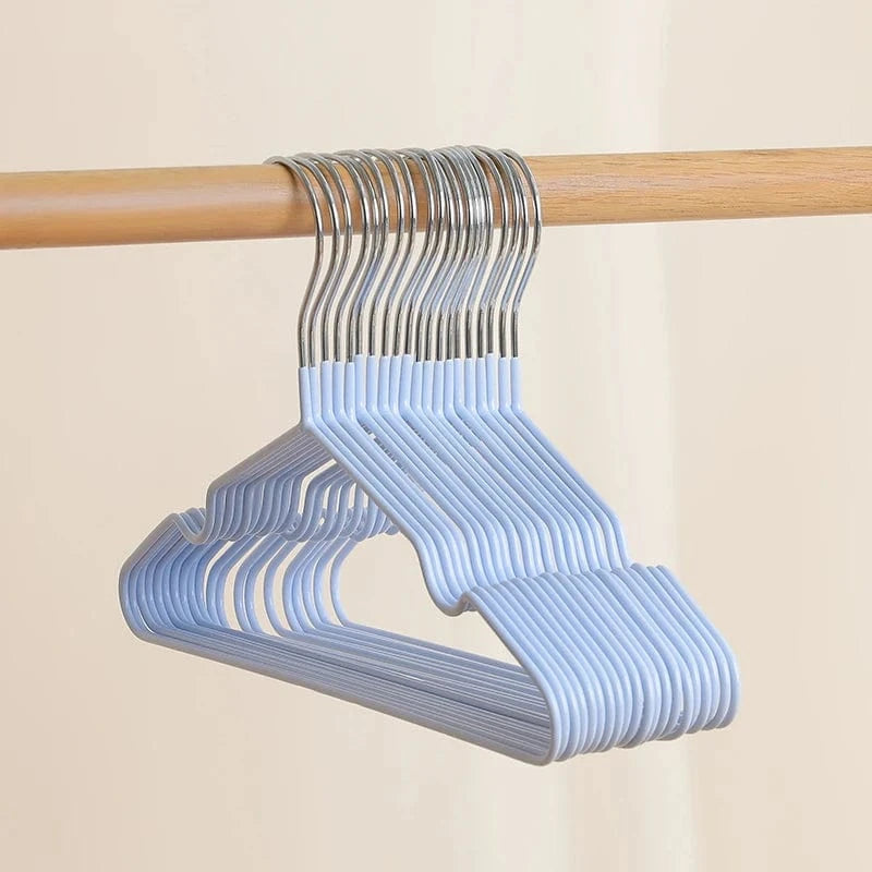 Cintres Bébé Antiglisse – Lot de 10 | Cintrélia Bleu / Lot de 10