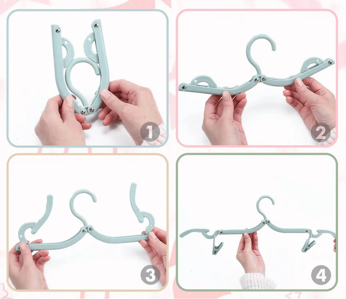 Cintres de séchage pliables – Idéal pour voyage | Cintrélia
