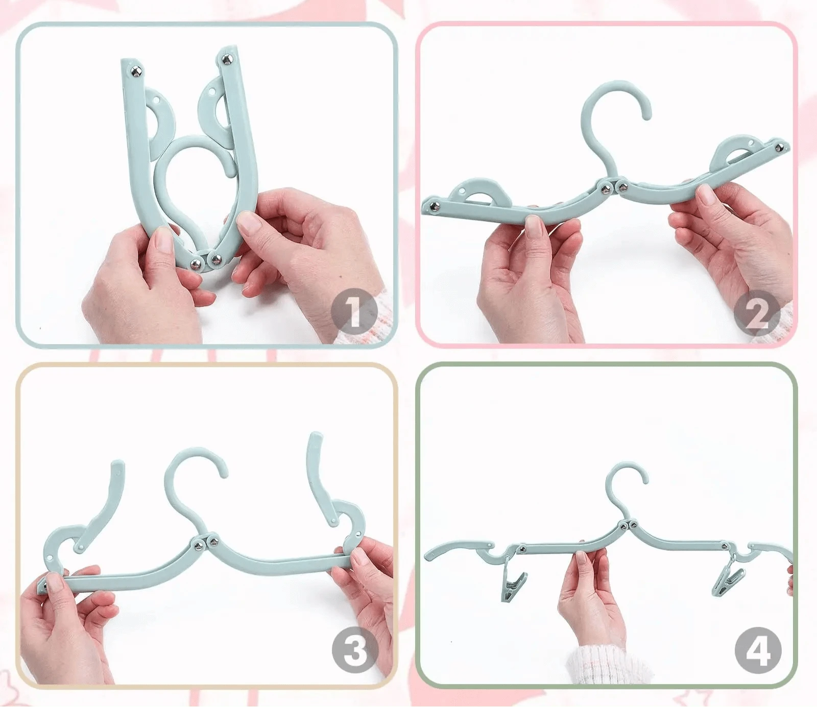 Cintres de séchage pliables – Idéal pour voyage | Cintrélia