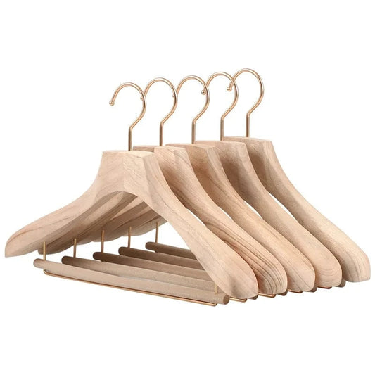 Cintres en Bois de Camphre – Lot de 2 | Cintrélia Bois / Lot de 2