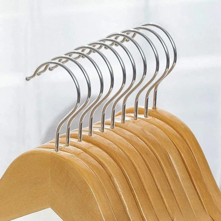 Cintres en Bois Naturel – Sublimez Votre Dressing | Cintrélia