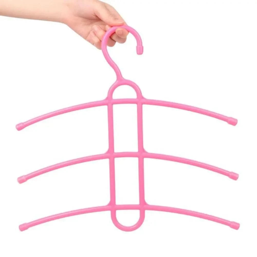 Cintres gain de place - 3 en 1 | Cintrélia Rose / 1 pièce