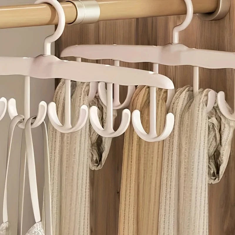 Cintres Plastiques à Crochets Rotatifs | Cintrélia Blanc / 2 pièces