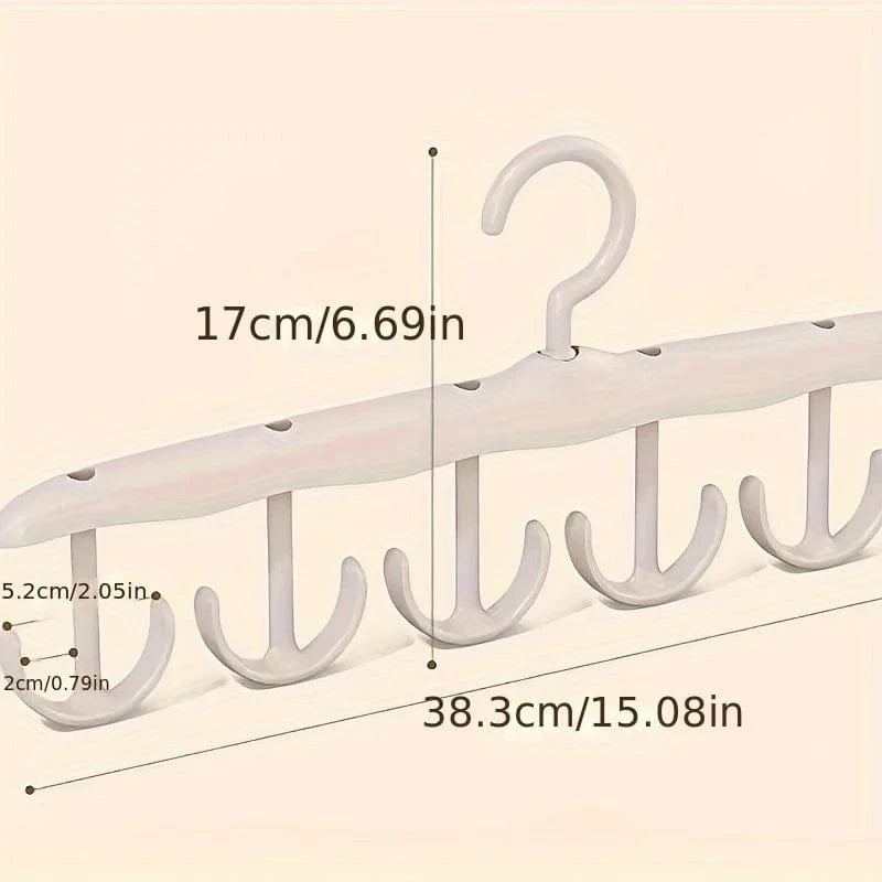 Cintres Plastiques à Crochets Rotatifs | Cintrélia Blanc / 2 pièces