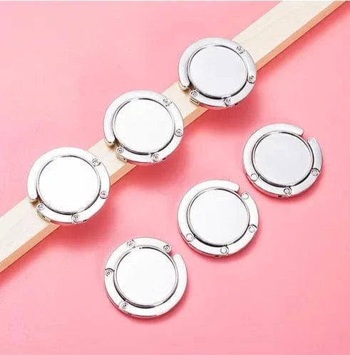 Crochet de Sac Pliable Portable | Cintrélia Argenté / 1 pièce