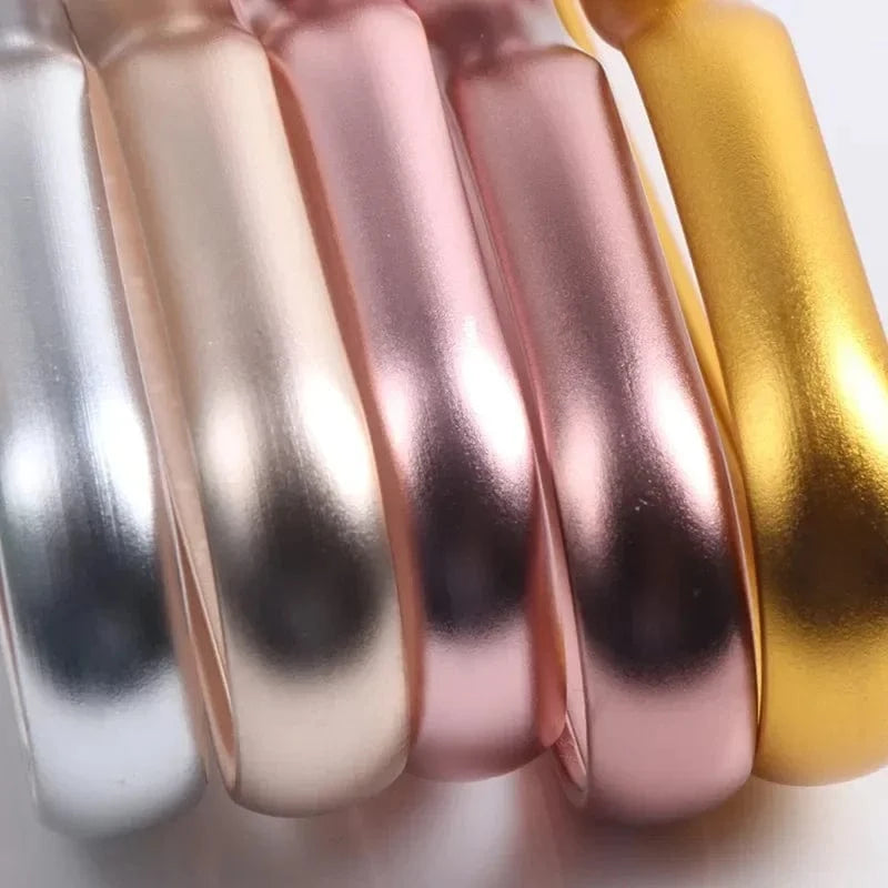Lot de 10 Cintres en Aluminium Doré | Cintrélia