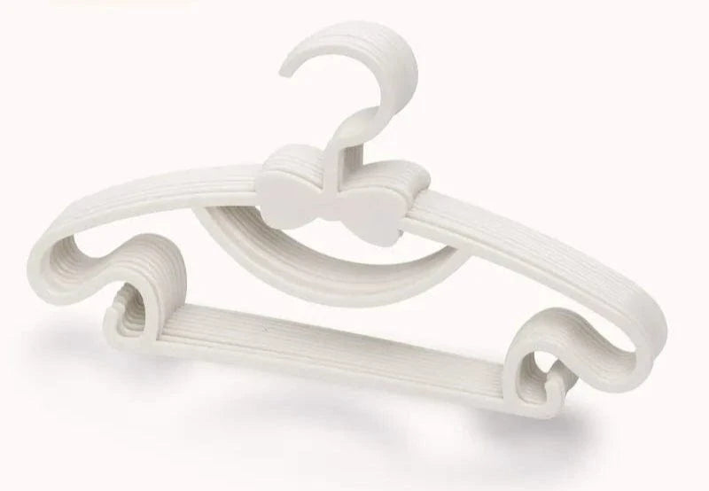Lot de Cintres pour Vêtements Enfants | Cintrélia Lot de 10 / Blanc