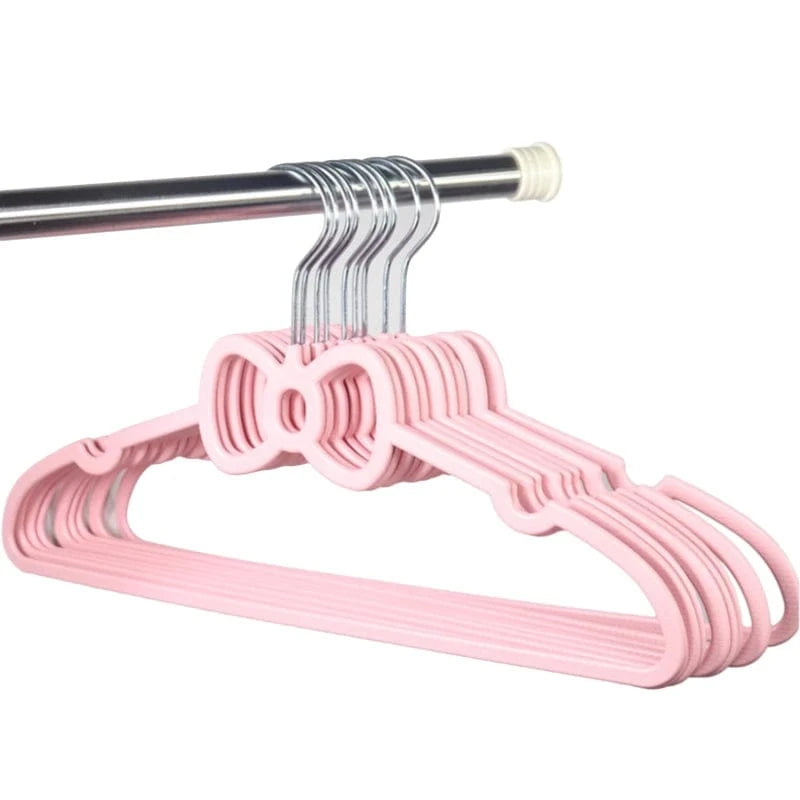 Lot de Cintres Solides | Cintrélia Rose / Lot de 10