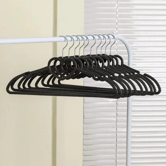 Lot de Cintres Solides pour Vêtements | Cintrélia Noir / Lot de10