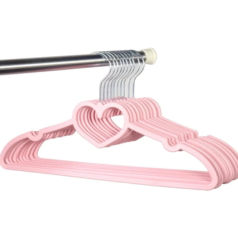 Lot de Cintres Solides pour Vêtements | Cintrélia Rose / Lot de10