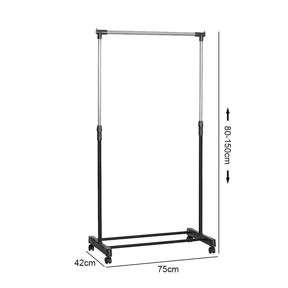 Portant cintre sur roulette | Cintrélia Simple / 1 pièce